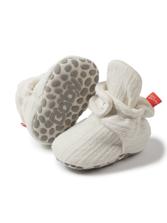 Baby Girls Boys Cotton Boots Newborn Winter Cozy Fleece Booties Infant Socks Shoes for 0-18 Months