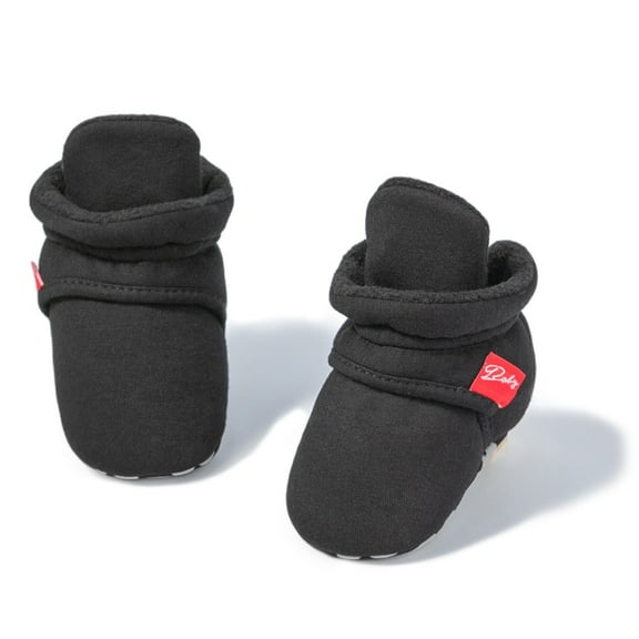 HsdsBebe Baby Girls Boys Cotton Boots Newborn Winter Cozy Fleece Booties Infant Socks Shoes for 3-18 Months