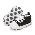 thumbnail image 1 of HsdsBebe Baby Girls Boys Shoes Infant Canvas Shoes Casual Sneakers for First Walkers 3-18 Months, 1 of 6