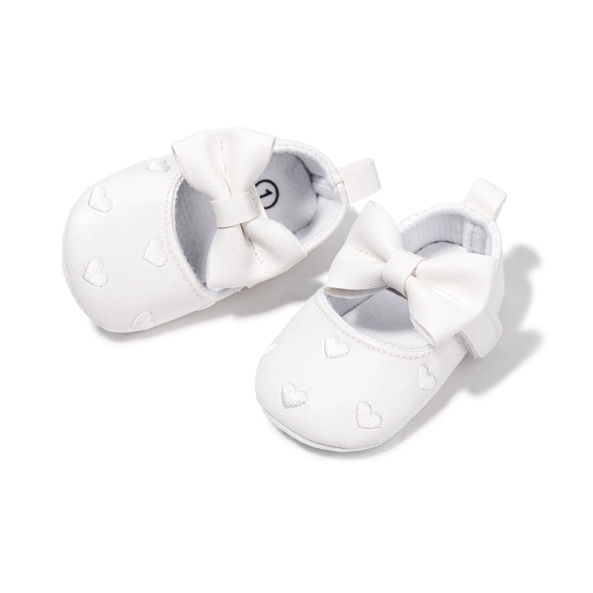Baby Girls Shoes Infant Mary Jane Bowknot Dress Shoe for Newborn 0-18M