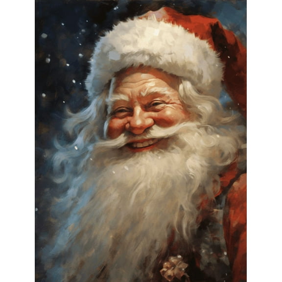 HsdsBebe DIY Diamond Art Painting Kit,Santa Claus Art Craft Gem Painting Adult and Children Diamond Art
