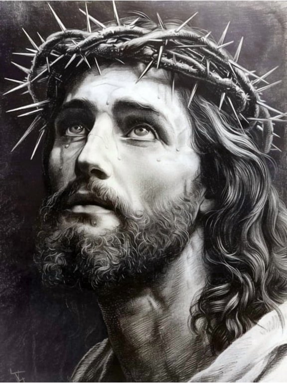 Diamond Art Jesus Round Full Drill for Adults, DIY Diamond Art Painting Kits,Gem painting for Kids