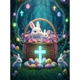 thumbnail image 1 of HsdsBebe Easter Diamond Art Painting Kits for Adults,Cross-colored Rabbit DIY Diamond Art,Gem Art Craft Home Game for Kids, 1 of 6