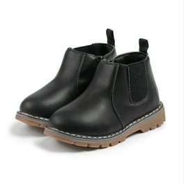 Girls black boots walmart best sale