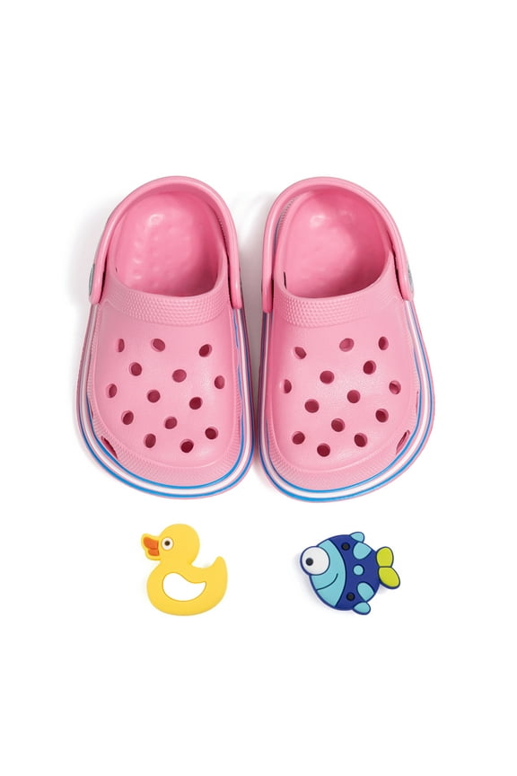 Toddler Boys Girls Garden Clogs Cartoon Slides Shoes Slip On Slipper Water Sandals For Little Kids