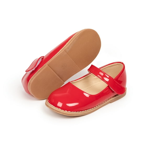 HsdsBebe Toddler Girls Dress Shoes Mary Jane Bowknot Soft Sole Princess Shoes for Little Kids