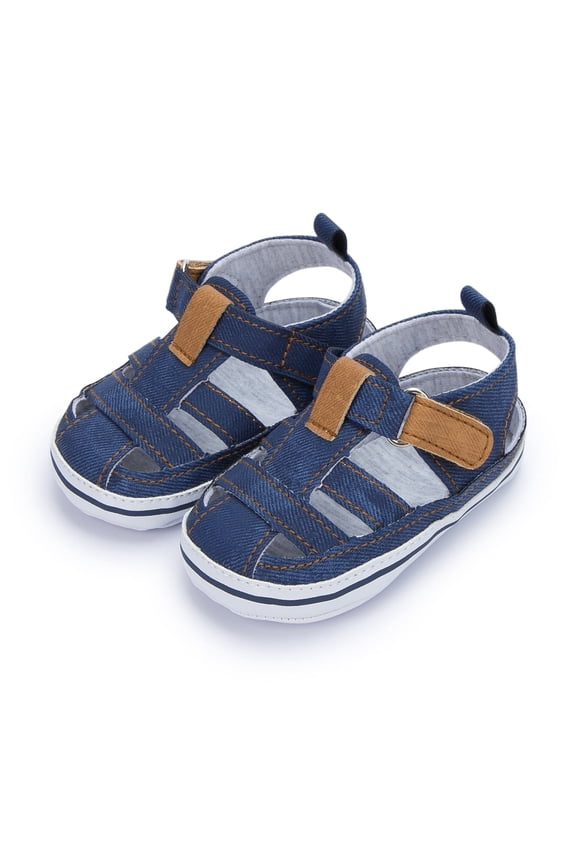 Baby Boys Shoes Infant Summer Sandals Closed Toe Shoe for Newborn 0-18 Months