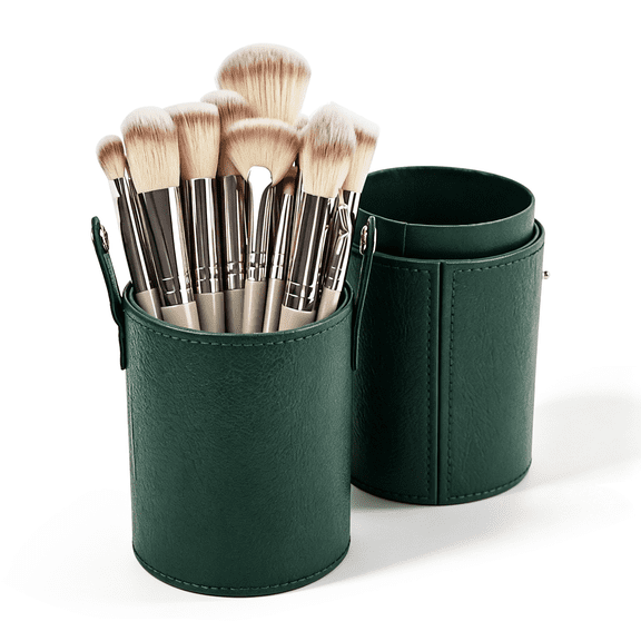 Hsfviop 30 Piece Makeup Brush Set Including Foundation Powder Concealers Eye Shadows Sponge Professional Tools For All Makeup Types
