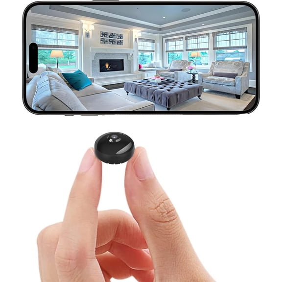 HsiaoPun 4K Camera Wireless Wi-Fi Home for Indoor Security Pet Monito, Motion Detection & Night Vision Nanny Cam Cameras-KK16DF (C6T)