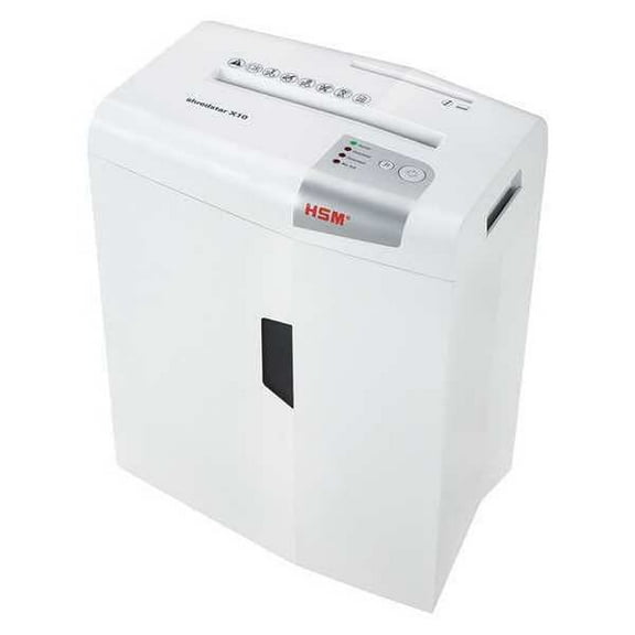 Hsm Paper Shredder, Cross-Cut Style shredstar X10