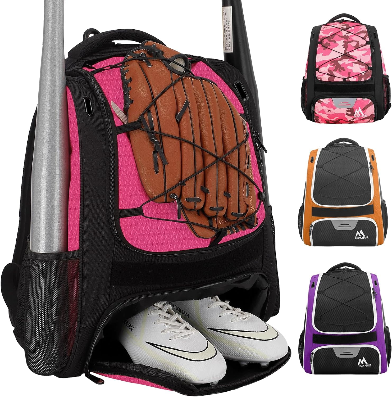 Hsmihair HighQuality Baseball Backpack Ideal for Youth and Adults