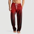 thumbnail image 1 of Hsovts Mens Halloween Pajama Pants Halloween Pumpkin Pant Drawstring Separate Bottoms Pj Pant with Pockets Soft Sleep Funny Pants Wine 3XL, 1 of 3