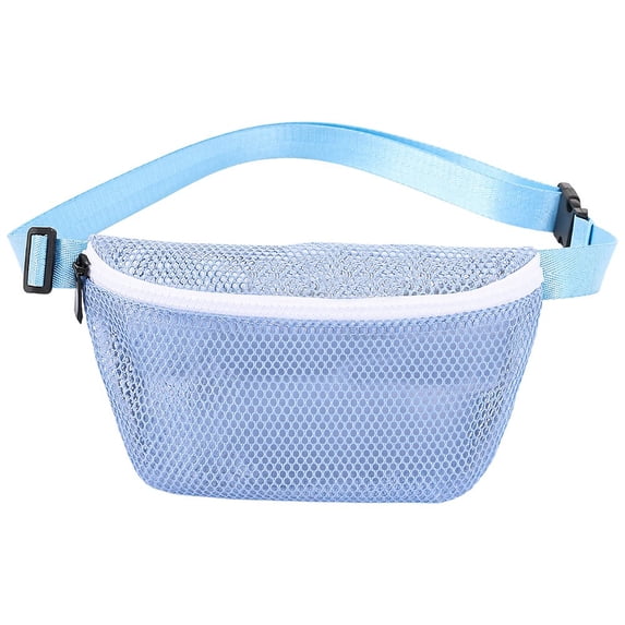 Hsqqdc 1pc Breathable Mesh Running Waist Pack Lightweight Nylon Fanny Pack for Hiking Cycling