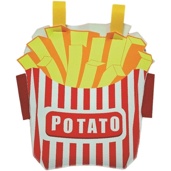 Hsqqdc Adults Funny Food Print Outfit Set,One Size for Men Women(fries)
