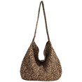 thumbnail image 1 of Hsqqdc Animal Print Leopard Tote Bag Large Capacity Hobo Shoulder Handbag for Work Commuter Travel, 1 of 7