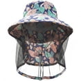 thumbnail image 1 of Hsqqdc Blue Mosquito Head Net Hat Mesh Face Mask Insect Proof Sun Shading Bucket Cap, 1 of 7