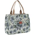 thumbnail image 1 of Hsqqdc Floral Print Canvas Tote Bag, Large Capacity Work Shoulder Handbag, 1 of 7