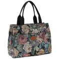 thumbnail image 1 of Hsqqdc Floral Print Canvas Tote Bag, Large Capacity Work Shoulder Handbag, 1 of 7