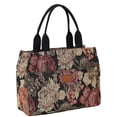 thumbnail image 1 of Hsqqdc Floral Print Canvas Tote Bag, Large Capacity Work Shoulder Handbag, 1 of 7
