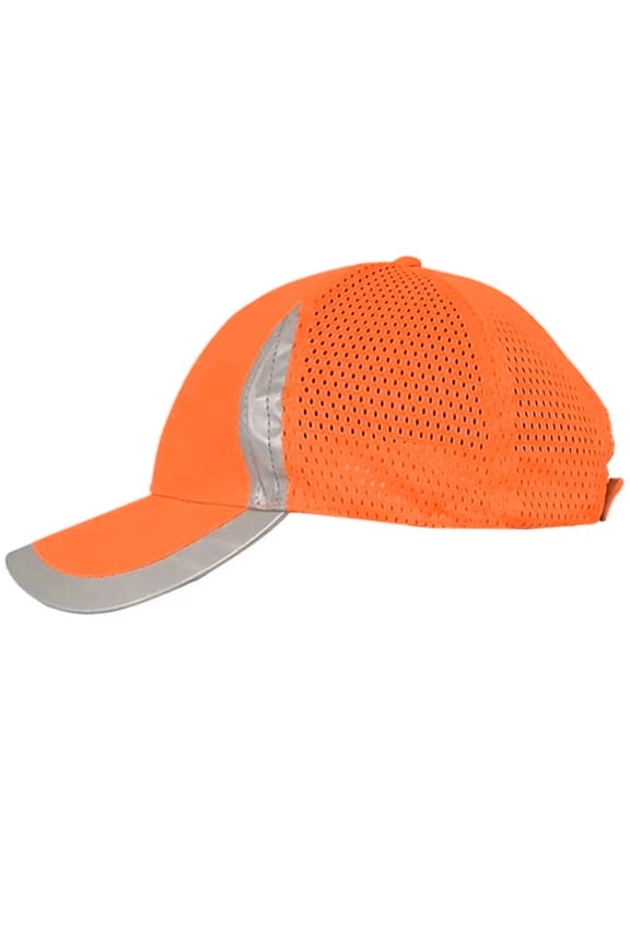 Hi Vis Reflective Safety Work Baseball Cap for Men Women, Hard Hat Style for Outdoor Sports Workwear