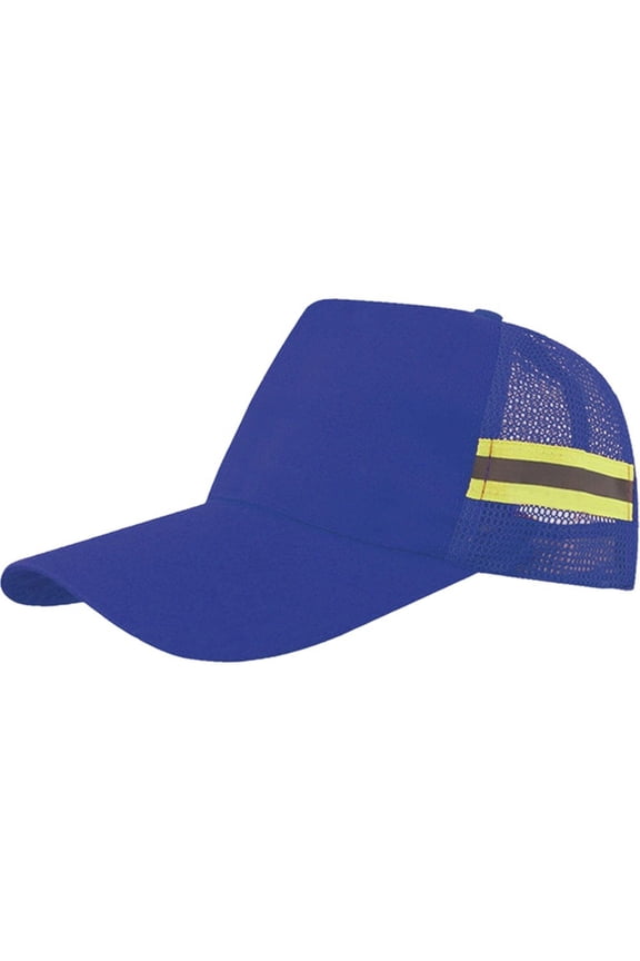 High-Visibility Reflective Mesh Baseball Cap, Breathable Sun Hat for Sanitation Greening Postal Workers