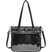 Hsqqdc Kawaii Ita Crossbody Bag, Clear Window Display Shoulder Tote for Women