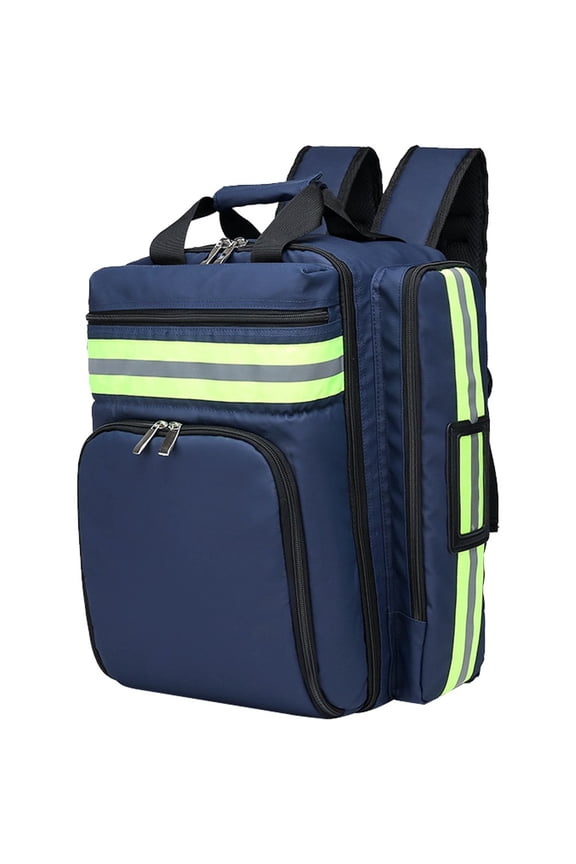 Large Capacity Empty First Aid Kit Backpack, Emergency Disaster Relief Storage Bag for Outdoor Survival