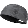 thumbnail image 1 of Hsqqdc Men Unisex Brimless Docker Hat Fashion Melon Skin Cap Adjustable Sailor Beanie, 1 of 7