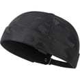 thumbnail image 1 of Hsqqdc Men Unisex Brimless Rolled Cuff Docker Cap Adjustable Melon Skin Hat Sailor Beanie, 1 of 7