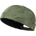 thumbnail image 1 of Hsqqdc Men Unisex Docker Hat Fashion Melon Skin Cap Adjustable Brimless Sailor Beanie, 1 of 7
