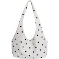 thumbnail image 1 of Hsqqdc Polka Dot Pattern Shoulder Bag, Large Capacity Casual Tote Hasp Handbag, 1 of 7