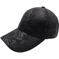 thumbnail image 1 of Hsqqdc Snakeskin Pattern Baseball Cap, Adjustable Unisex Dad Hat for Street Casual Wear, 1 of 7