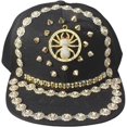 thumbnail image 1 of Hsqqdc Spider Chain Studded Baseball Cap Rhinestone Hip Hop Hat, 1 of 7