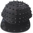 thumbnail image 1 of Hsqqdc Spiky Studded Baseball Cap Flat Brim Punk Hat for Street Style, 1 of 7
