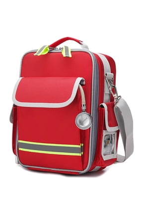Waterproof Large Capacity Empty First Aid Kit Backpack, Emergency Disaster Relief Survival Bag for Home Outdoor Use