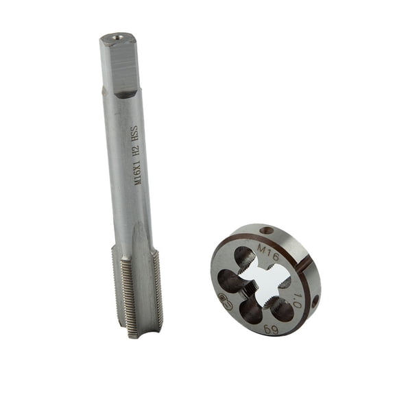 Hss M16 X 1Mm Tap & M16X 1Mm Die Metric Thread Right Hand High Speed Steel