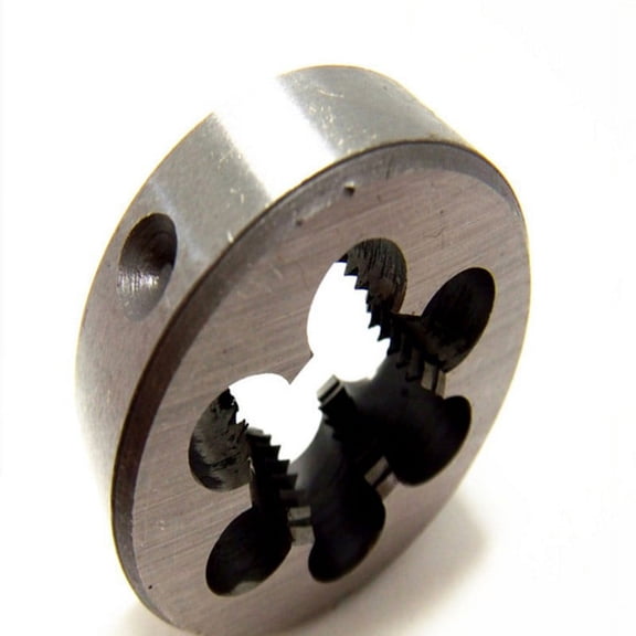 Hss-Pipe Thread Round Dies 1/8 1/4 3/8 1/2 3/4 Inch High Speed Steel Pipes Thread Round Die Hand Tool Tap Die Hand Tool G1/4-19 Fangkenuo