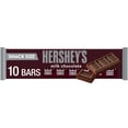 thumbnail image 1 of HERSHEY'S Milk Chocolate Snack Size Candy Bars, .45 oz (10 Count), 1 of 9