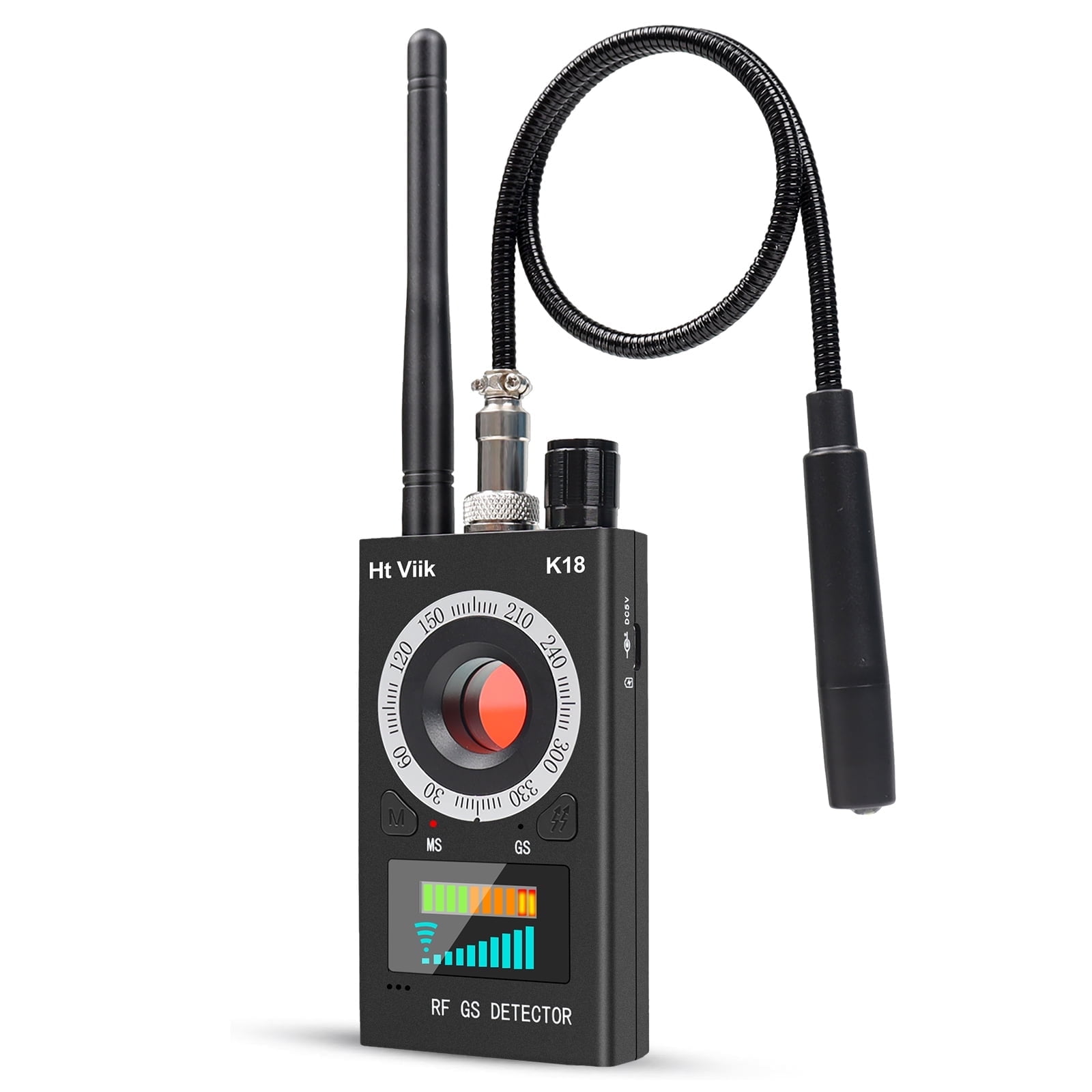 Ht Viik Bug Detector,Hidden Camera Detectors,Anti Spy Detector,GPS Detector,RF Detector Scanner Device for GPS Tracker Listening Device Camera Finder