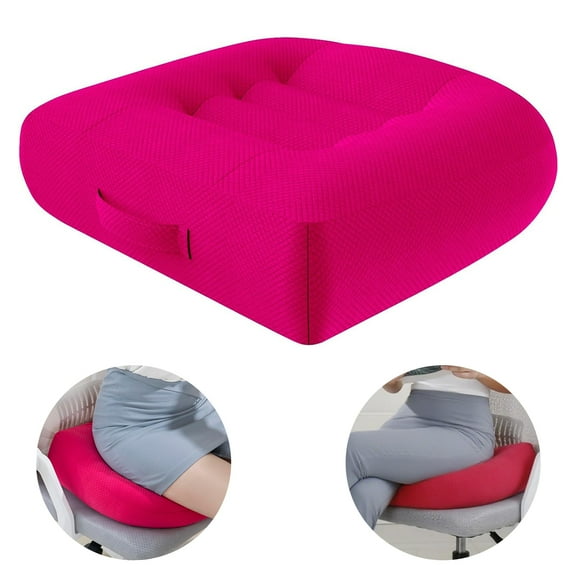 Seat Cushion Pillow for Office Chair/Car, Comfort Car Booster Seat Cushions for Short People Effectively Increase Field of View and Lower Back Fatigue Relief Adult Booster Chair Cushion