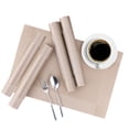 thumbnail image 1 of Ht Viik Placemats Set of 5 Vinyl/Plastic Woven Place Mats for Kitchen Table Indoor/Outdoor Washable Placemat Wipeable Dining Table Mats, 1 of 7