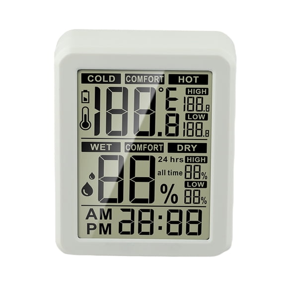 Ht682 Lcd Temperature Humidity Meter Smart Indoor Temperature Humidity Reminder