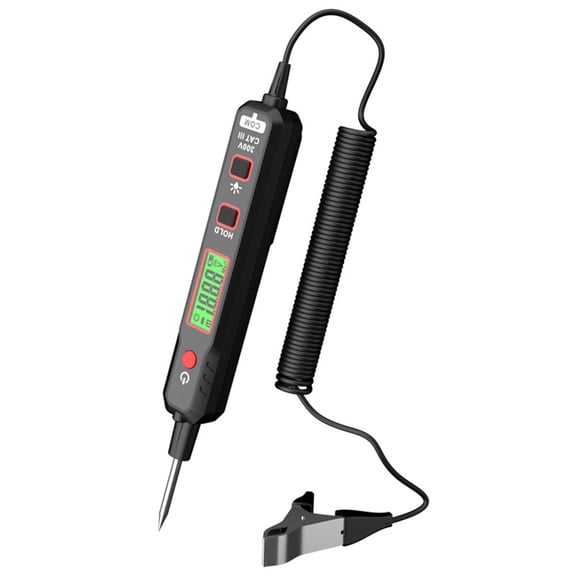 Ht86A Car Voltage Detector Pen Car Fault Repair Circuit Tester Digital Backlight Car Fuse Diagnostic Probe Test Pen 0.8V-100V