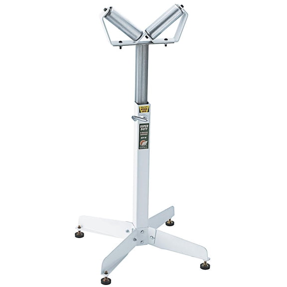 HTC HSV-18 6-Inch Double Ball Bearing Roller V-Shaped Pipe Roller Stand