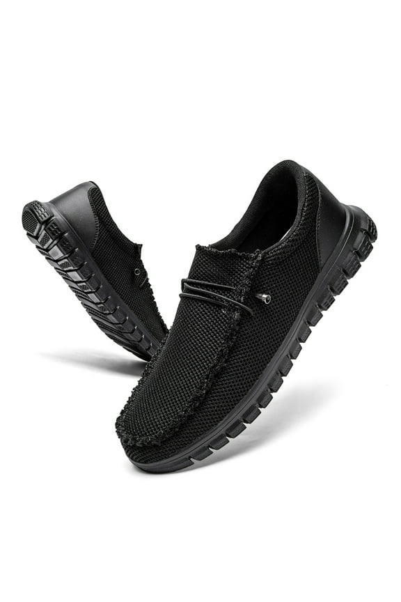 Men's Shoes Slip On Lace Up Loafers Shoes Casual Walking Shoes Breathable And Comfortable Light Boat Shoes