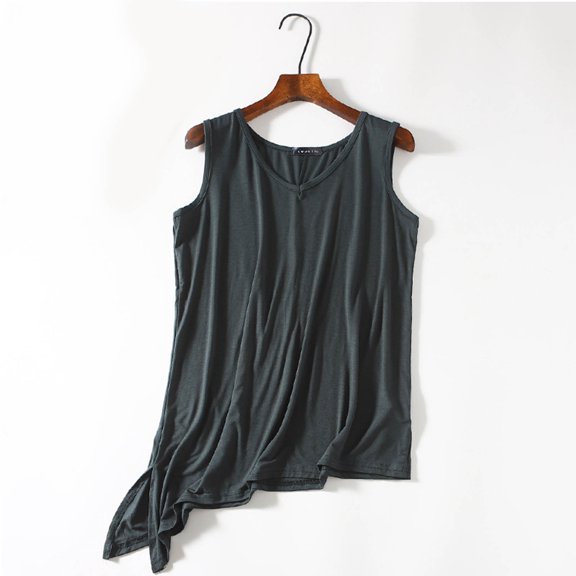 Htigea Clearanc Womens Loose Fit Casual Flowy Basic Tank Tops Sleeveless Summer Tops Clothing Outfits 2025 Today Sales Army Green,XL