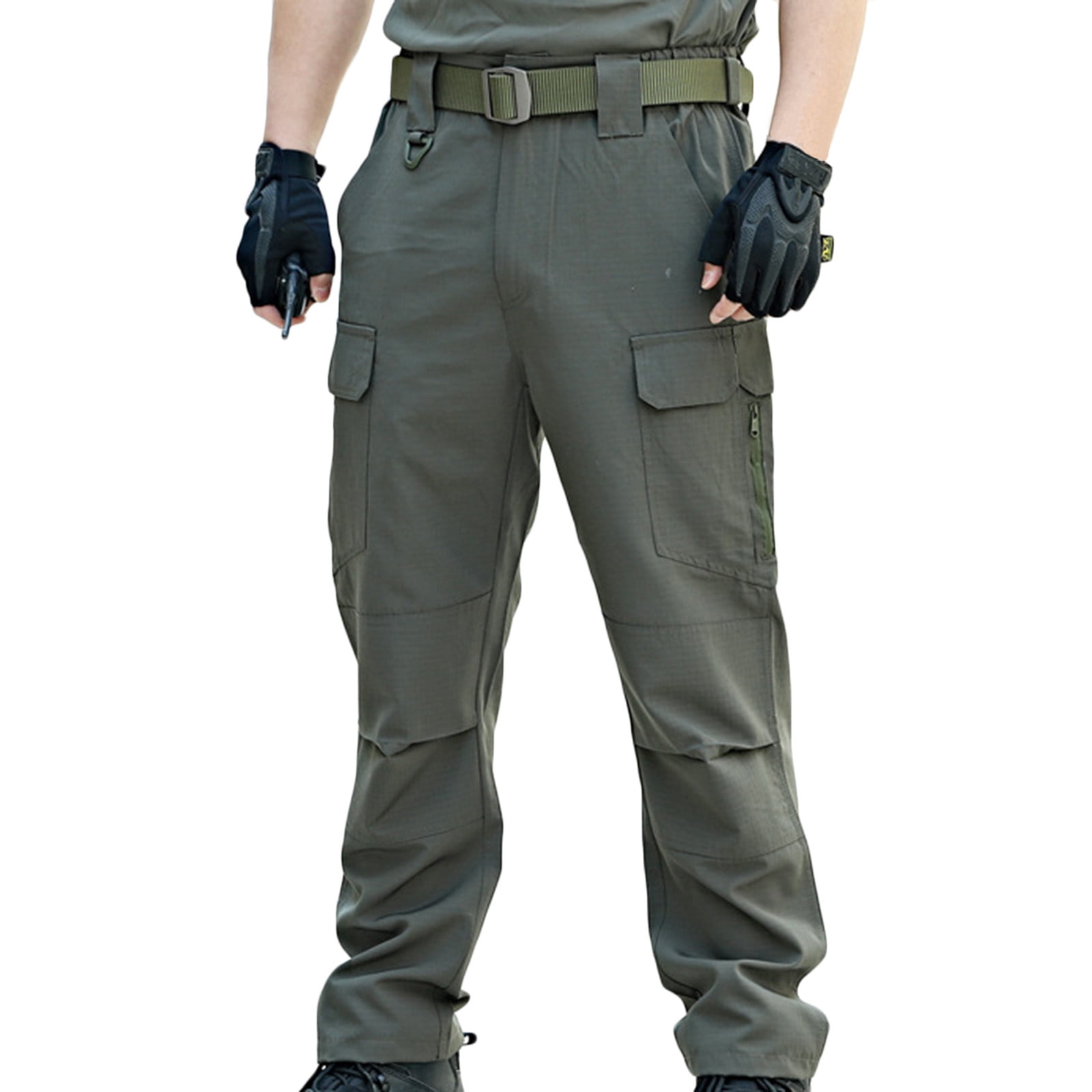 Htigea 2024 Men's Cargo Pants Lightweight Water Resistant Hiking Pants Outdoor Fishing Travel Climbing Work Pants Quick Dry Tactical Pants M-3XL
