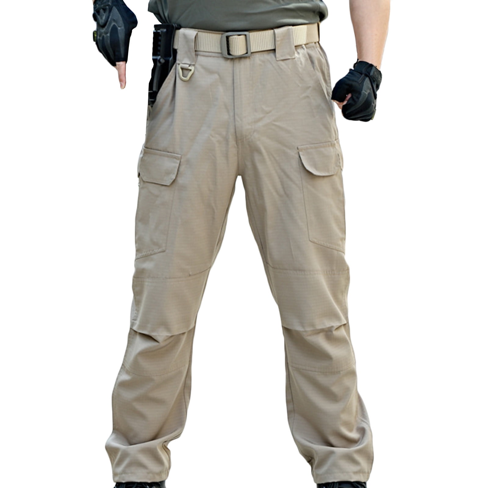 Htigea 2024 Men's Cargo Pants Lightweight Water Resistant Hiking Pants Outdoor Fishing Travel Climbing Work Pants Quick Dry Tactical Pants M-3XL