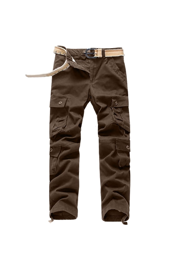 Htigea Cargo Pants for Men Tactical Pants 6 Pockets Ripstop Stretch Cotton Combat Pants Outdoor Hiking Pants Trousers S-5XL