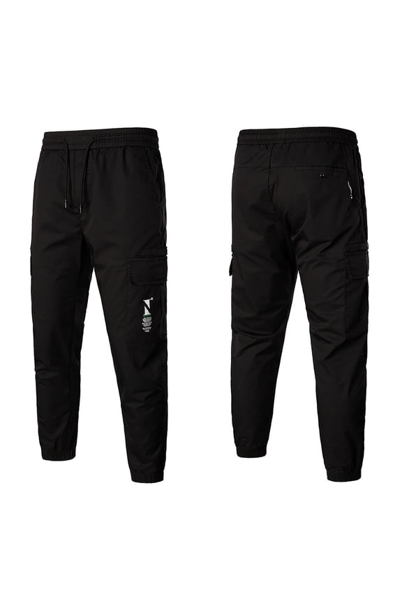 Drawstring Sweatpants for Mens Athletic Hiking Pants Sport Tactical Cargo Pants Work Pants Outdoor Travel 31-36